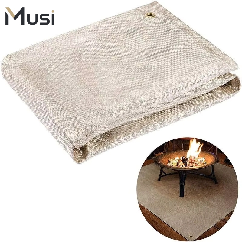 Outdoor Camping Heated Blanket - BBQ Grillmat Vuurvaste Isolatiemat Hittebestendige Campingmatten