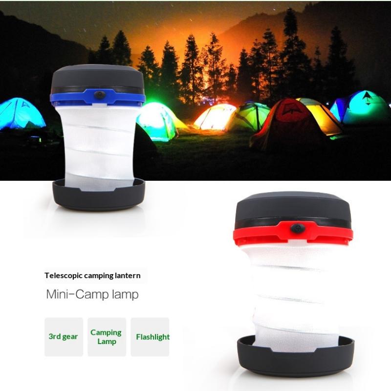 Outdoor Camping Heater For Tent - Telescopisch opvouwbaar LED-kampeerlicht Draagbaar tentlicht Nachtlampje