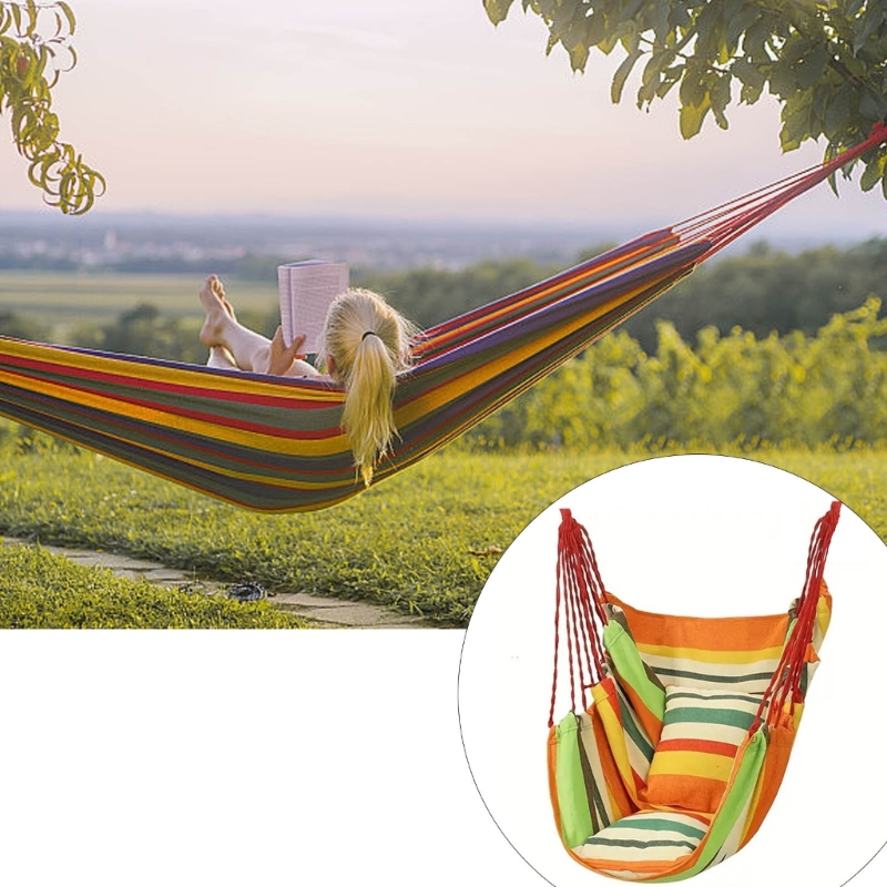 Quality Outdoor Camping Chairs - Ergonomische Hangstoel Met Afneembare Kussens En