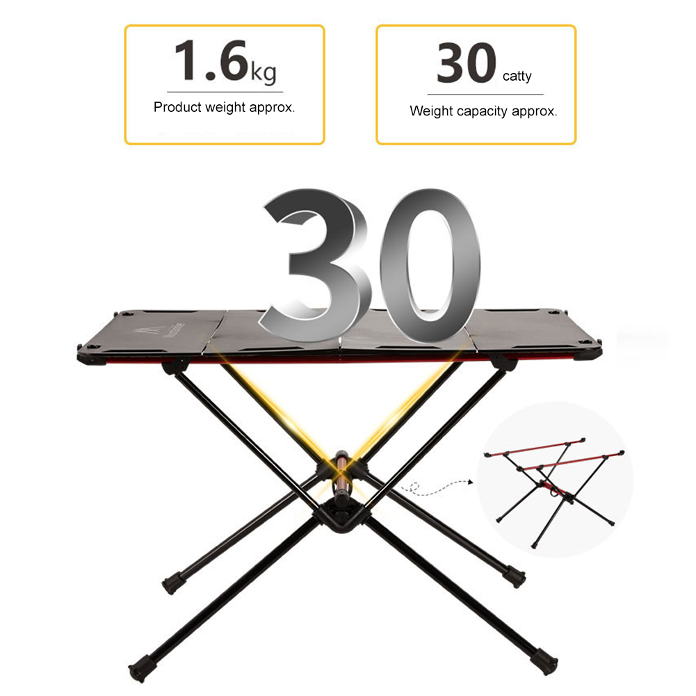 Outdoor Camping Cooking Table - Opvouwbare campingtafel Lichtgewicht opvouwbare buitentafel Opvouwbare