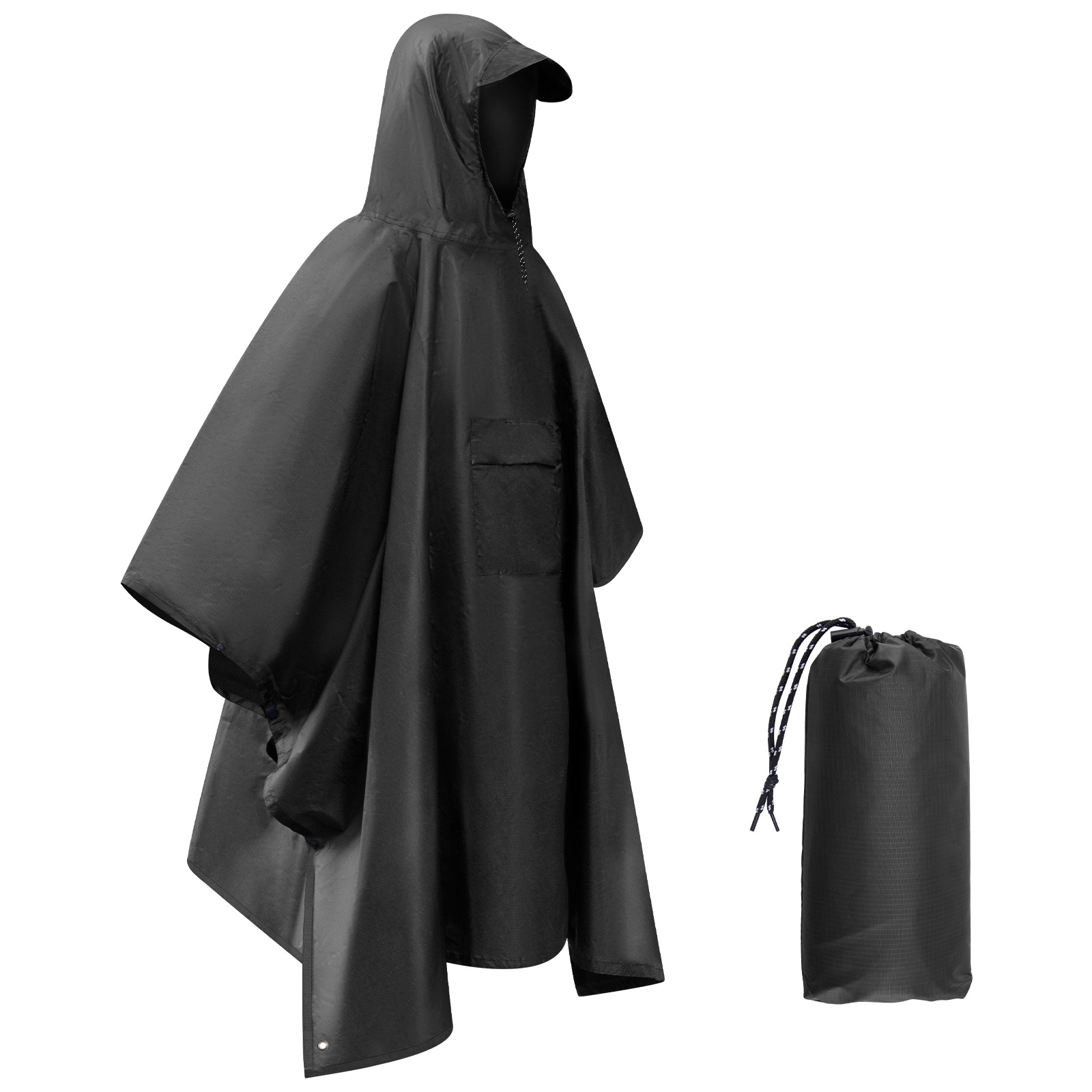 Camping Rain Poncho - Regenponcho voor volwassenen Lichtgewicht waterdichte regenjas