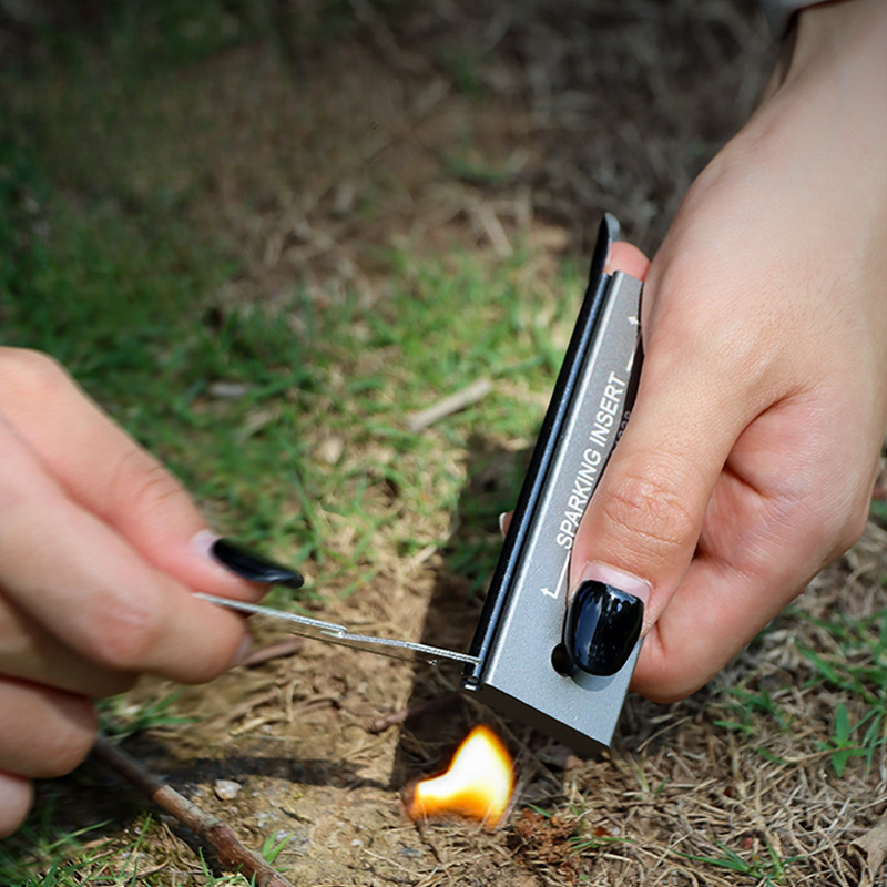 Fire Starter Flint - Waterdichte Magnesium Vuursteen & Staal Aansteker