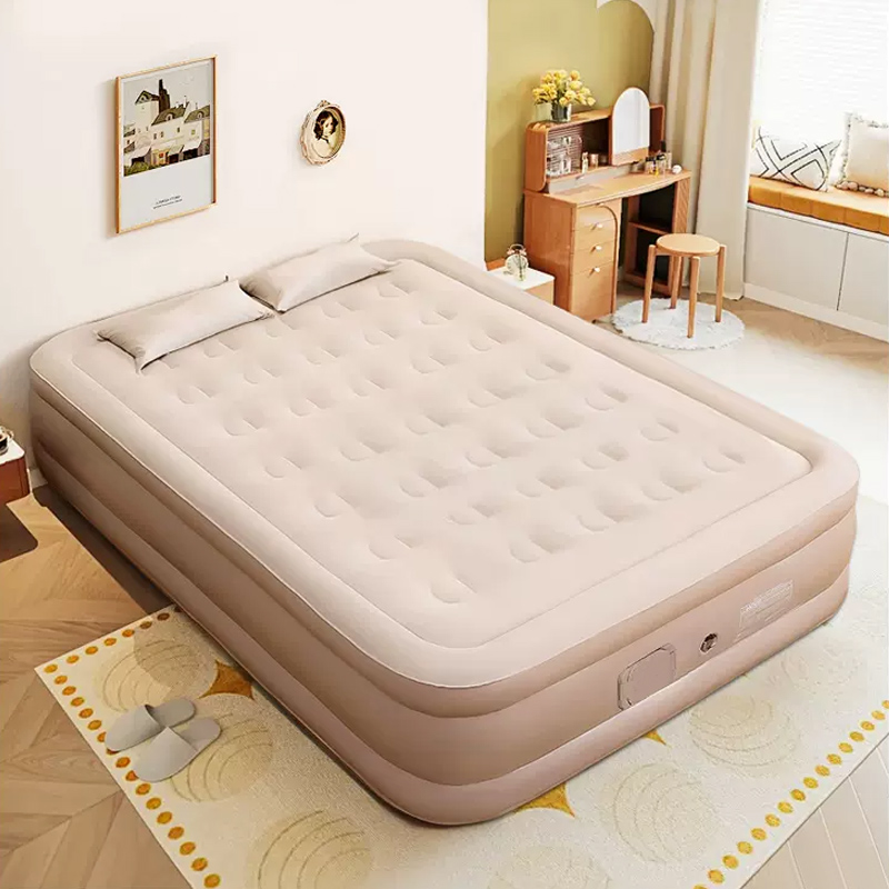 Outdoor Camping Couch - Queen luchtmatras met ingebouwde pomp Verbeterde