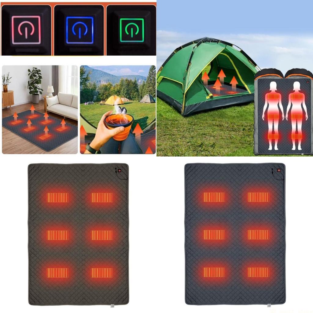 Outdoor Camping Heated Blanket - 31BE Camping verwarmde slaapzakmat USB verwarmde