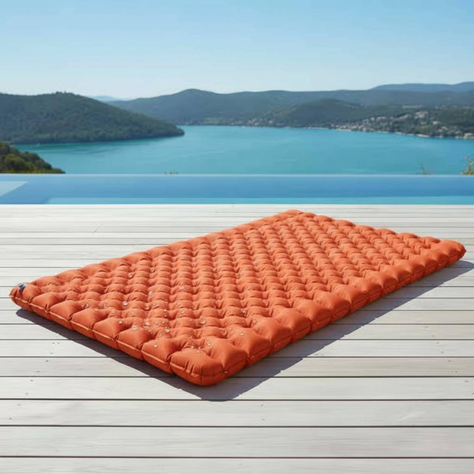 Outdoor Camping Carpet - Opblaasbare campingmat Nylon TPU Opblaasbaar slaapmatje