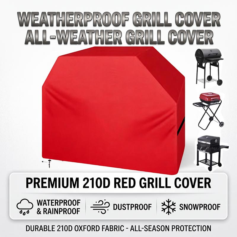 Outdoor Camping Grill - 210D BBQ-afdekking, stofdicht, waterdicht, verdikt, beschermende