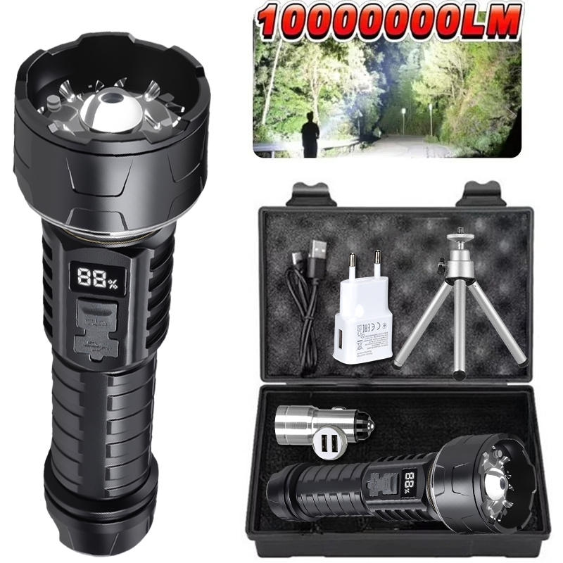 Outdoor Camping Lantern - COB LED-zaklamp Oplaadbare lantaarn 7-core campingzaklamp