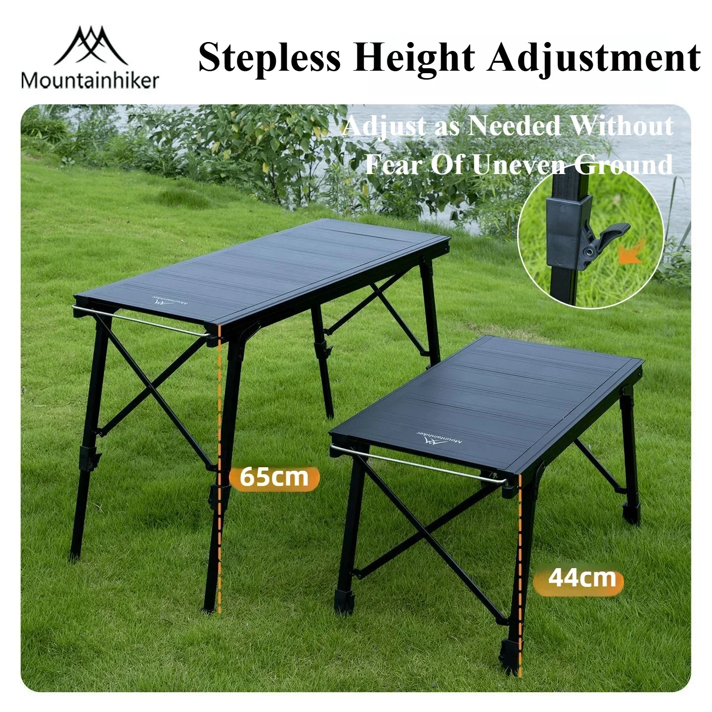 Outdoor Camping Cooking Table - Mountainhiker Opvouwbare IGT Camping Lifttafel Draagbaar