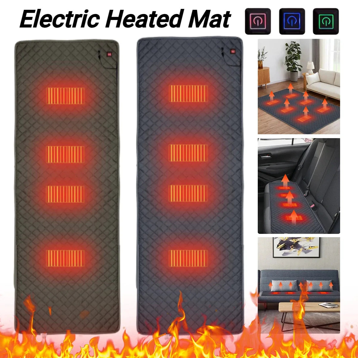 Outdoor Camping Carpet - 5V Verwarming Slaapmat Multifunctionele Slaapmatras Koude