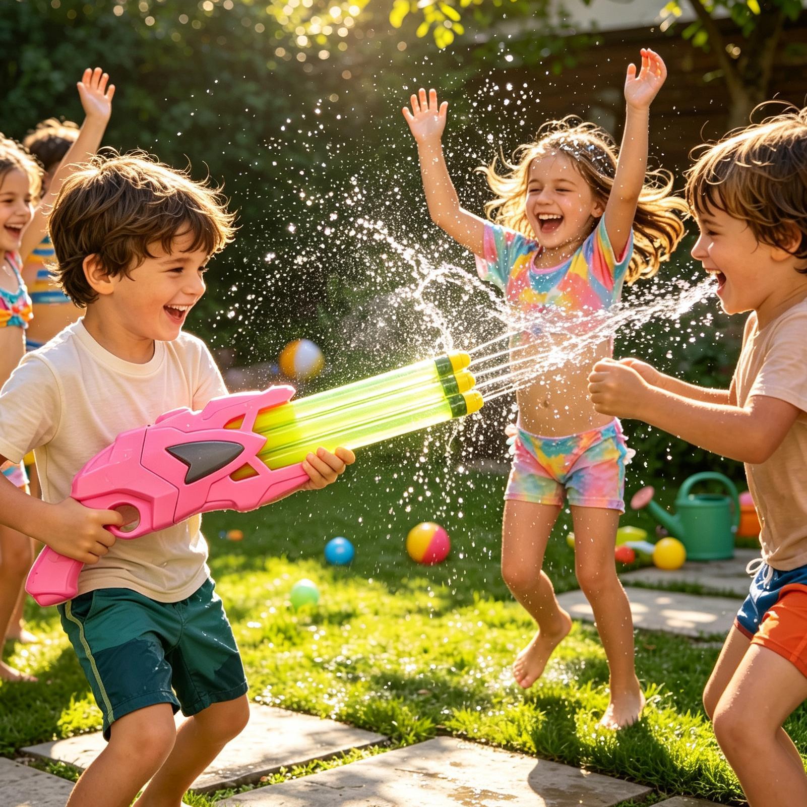 Outdoor Boys Camping Youtube - Water Squirter Uittrekbare multi-tube buitenspeelgoed voor