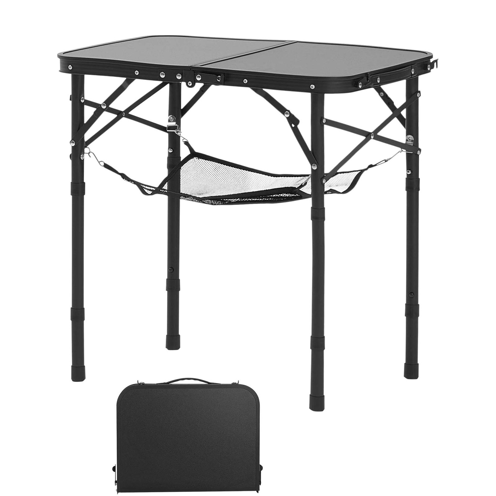 Outdoor Camping Cooking Table - Opvouwbare kampeertafel, in hoogte verstelbare draagbare