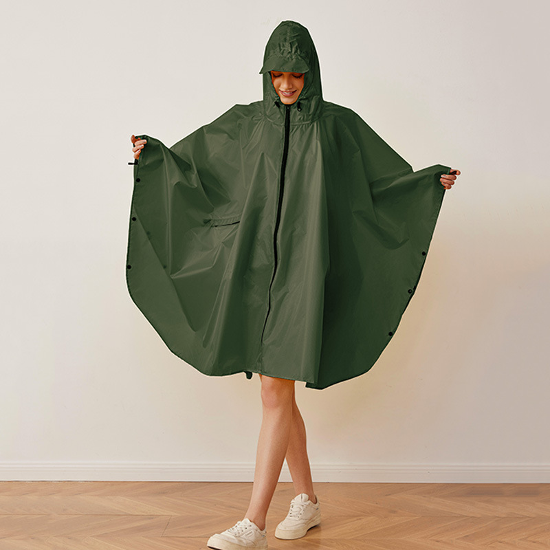 Camping Rain Poncho - Dames Ademende regenjas Lichtgewicht regenjas Poncho