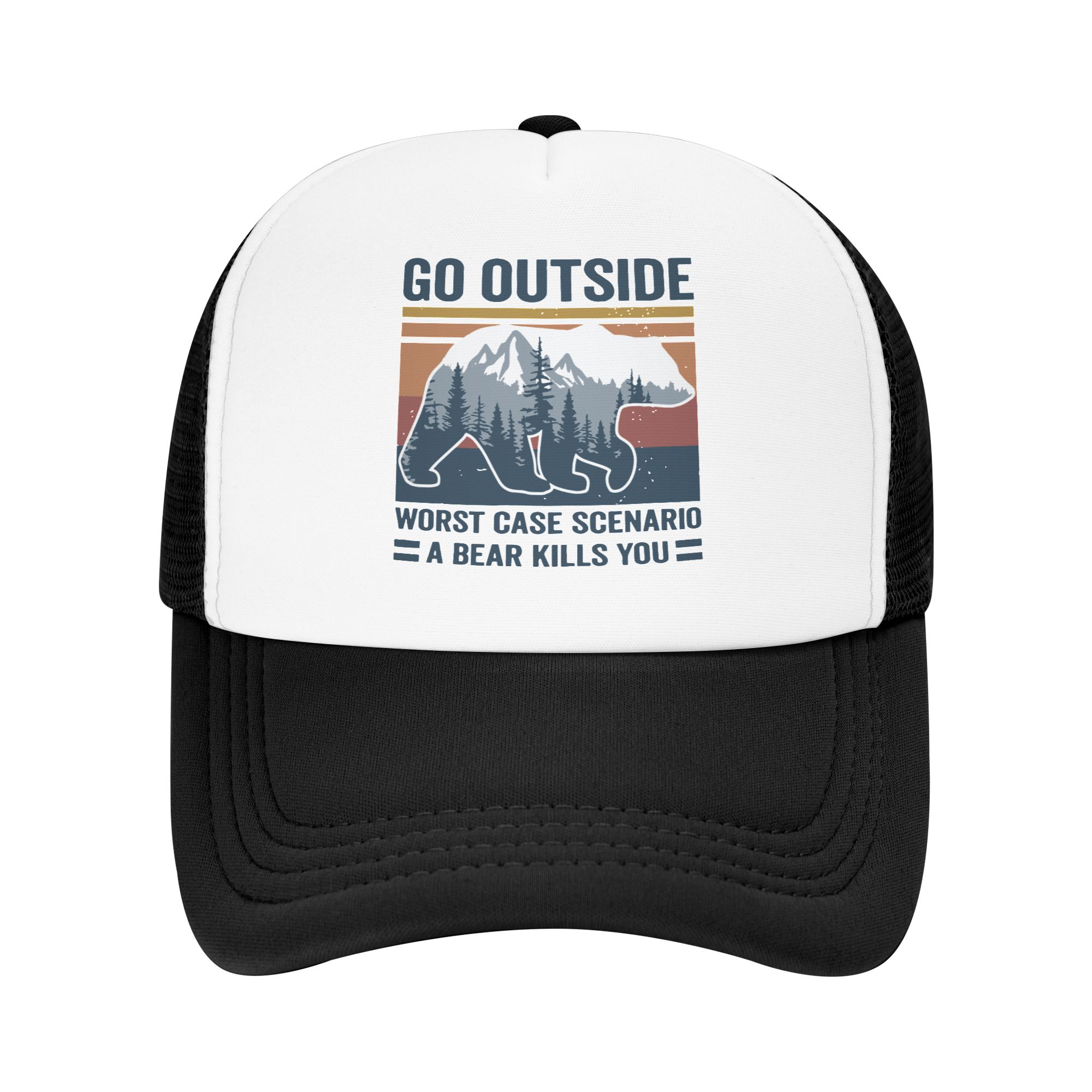 Outdoor Camping Hat - Ga naar buiten, slechtste case scenario: