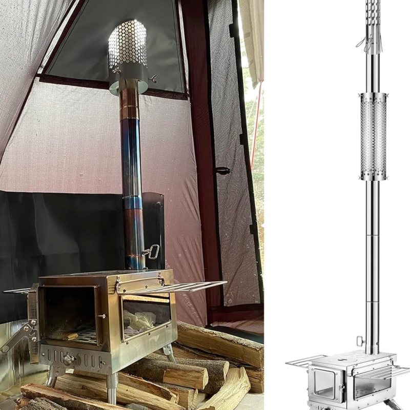 Campingkachelpijp Roestvrijsta - Outdoor Camping Heater For Tent recensie en prijs