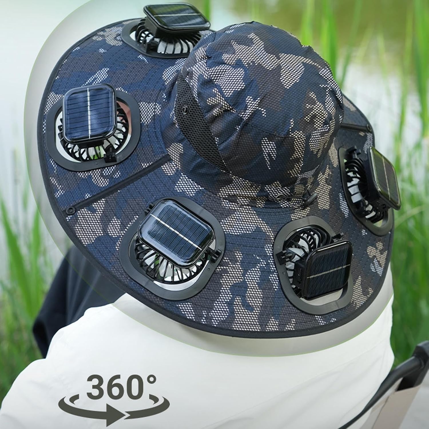 2026 Hot Summer 6 Fans Visor C - Outdoor Camping Hat recensie en prijs