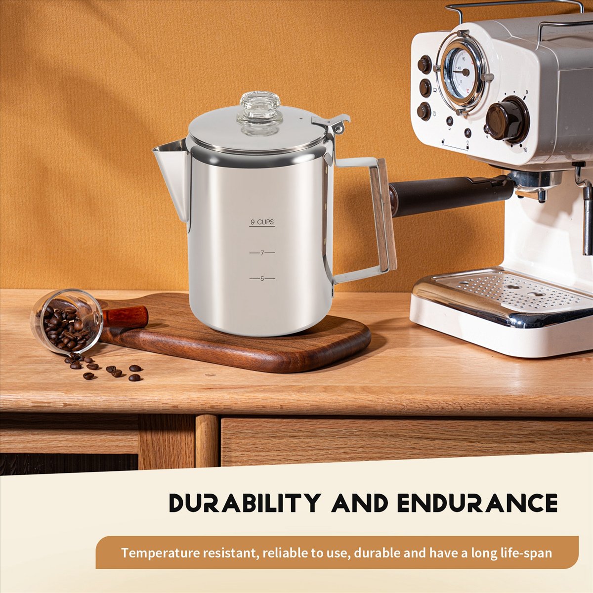 Koffiepercolators voor op het  - Camp Percolator Coffee recensie en prijs