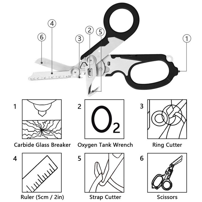 Tactische Medische Schaar Emer - Survival Kit recensie en prijs