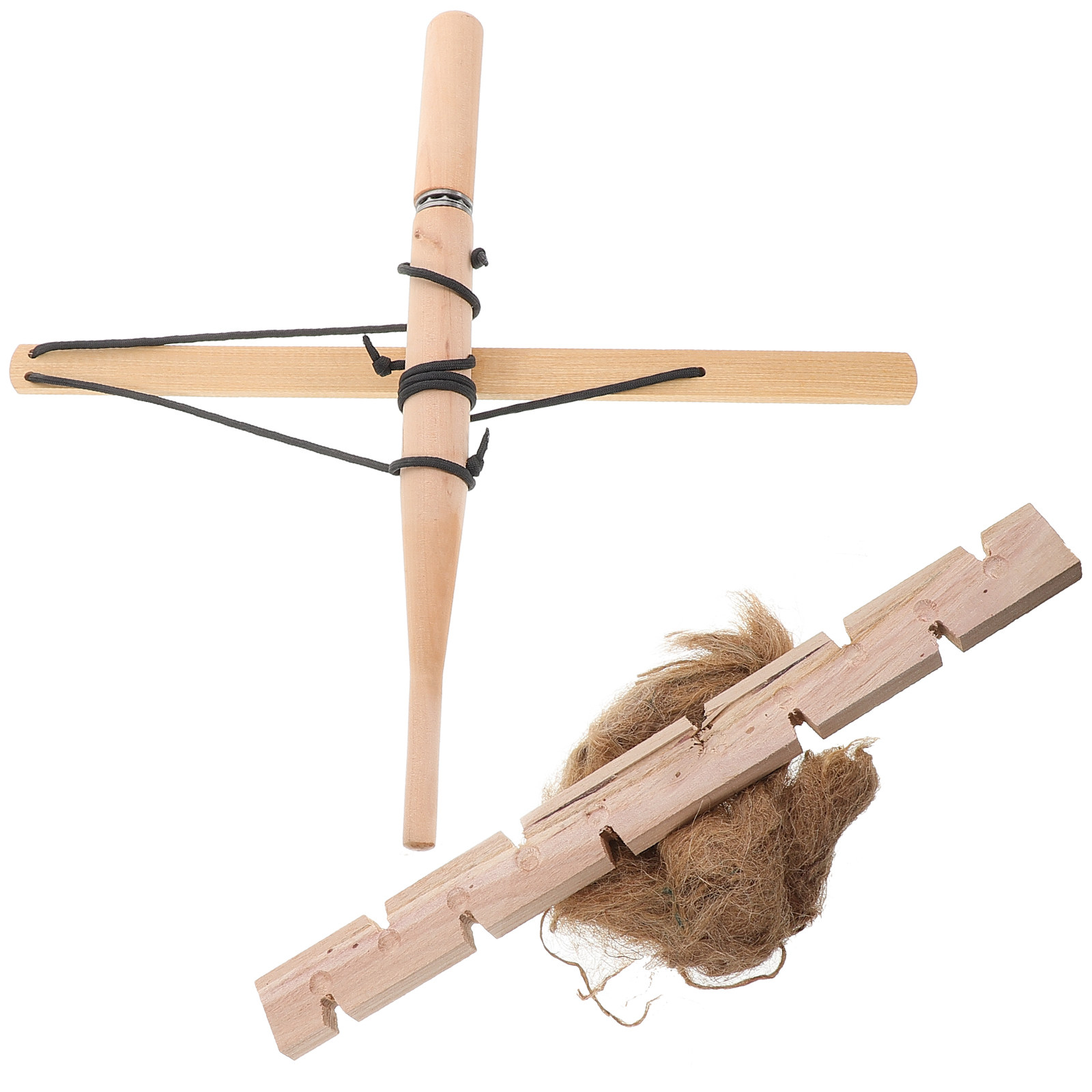 Vuursteelset, primitieve houte - Survival Kit recensie en prijs