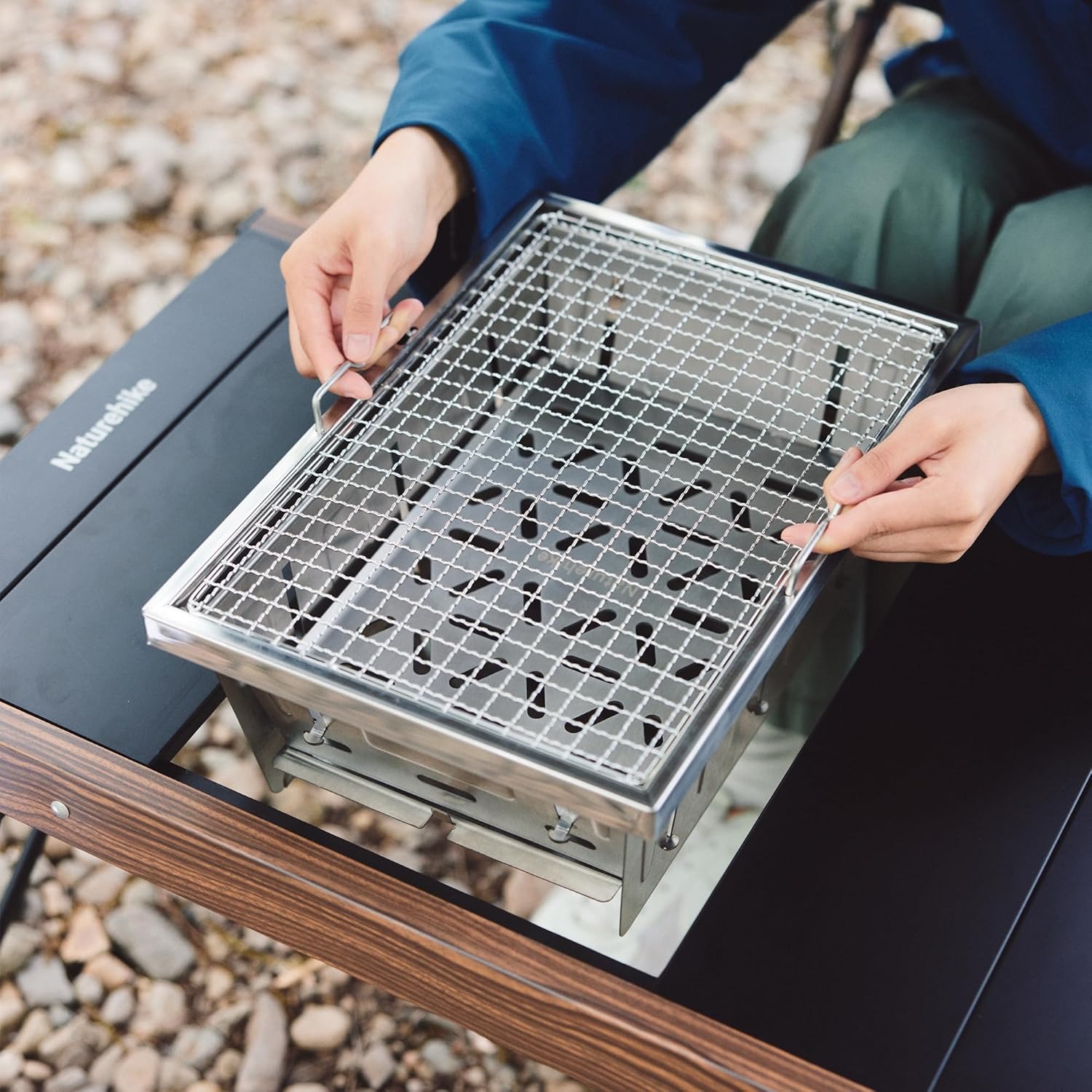 Naturehike Camping Houtskoolgr - Outdoor Camping Cooking Table recensie en prijs