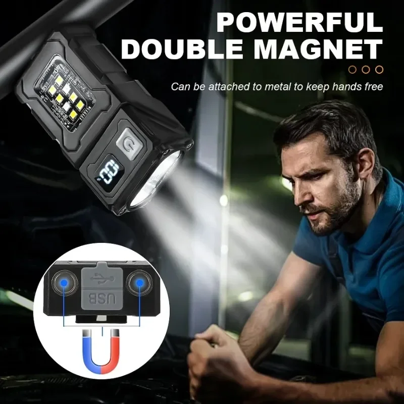 Mini LED-handzaklampen USB opl - Outdoor Camping Lantern recensie en prijs