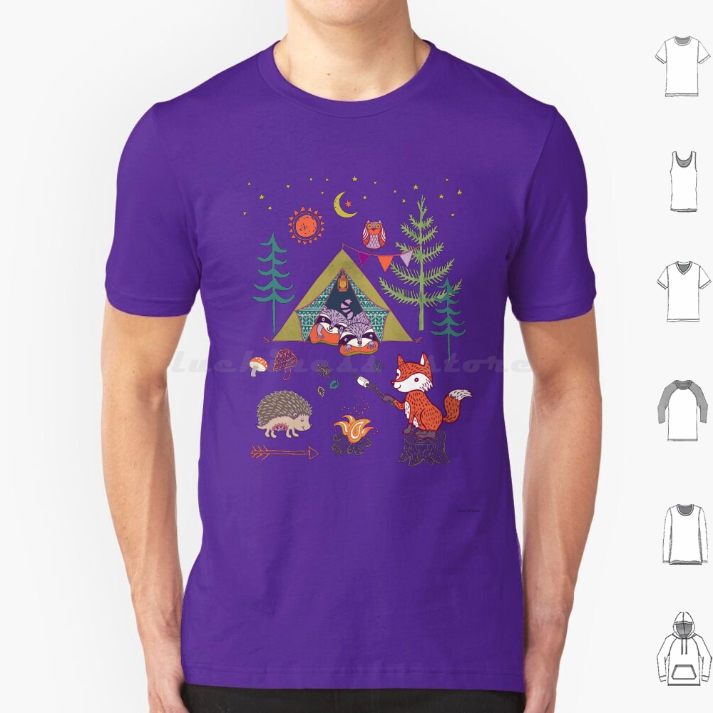 Woodland Animals Campout T-shi - Outdoor Camping For Kids recensie en prijs