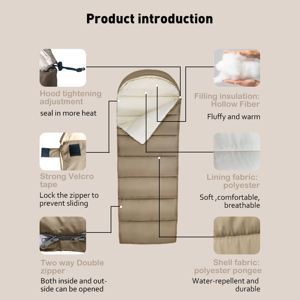 Waterdichte, lichtgewicht slaa - Outdoor Camping Sleeping Bag recensie en prijs