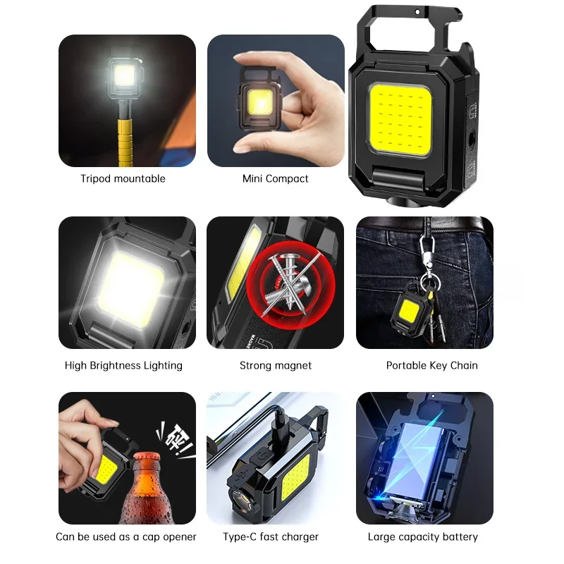 Mini-zaklamp sleutelhangerlich - Outdoor Camping Lantern recensie en prijs