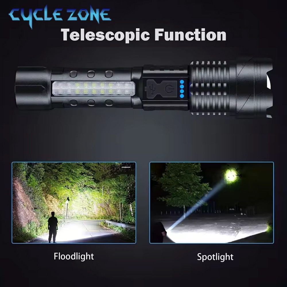 XHP50 Zaklamp Zoombare zaklamp - Outdoor Camping Zone recensie en prijs