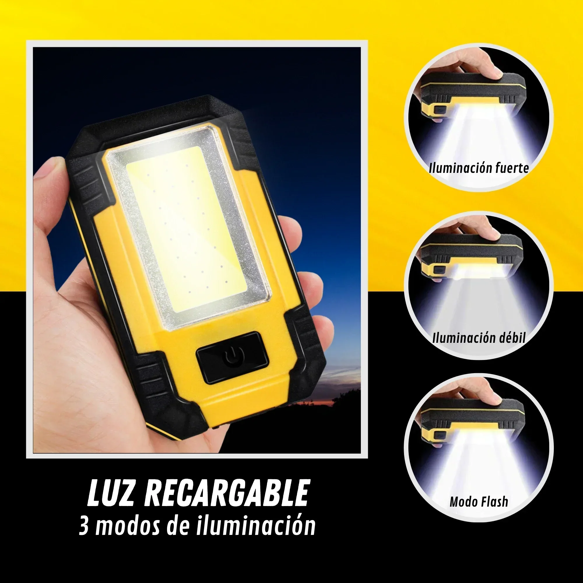 Oplaadbare 4000mAh werklamp, s - Outdoor Camping Lantern recensie en prijs