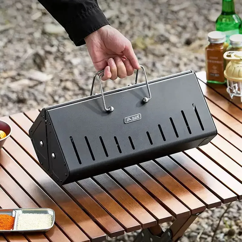 Draagbare, opvouwbare houtskoo - Outdoor Camping Grill recensie en prijs