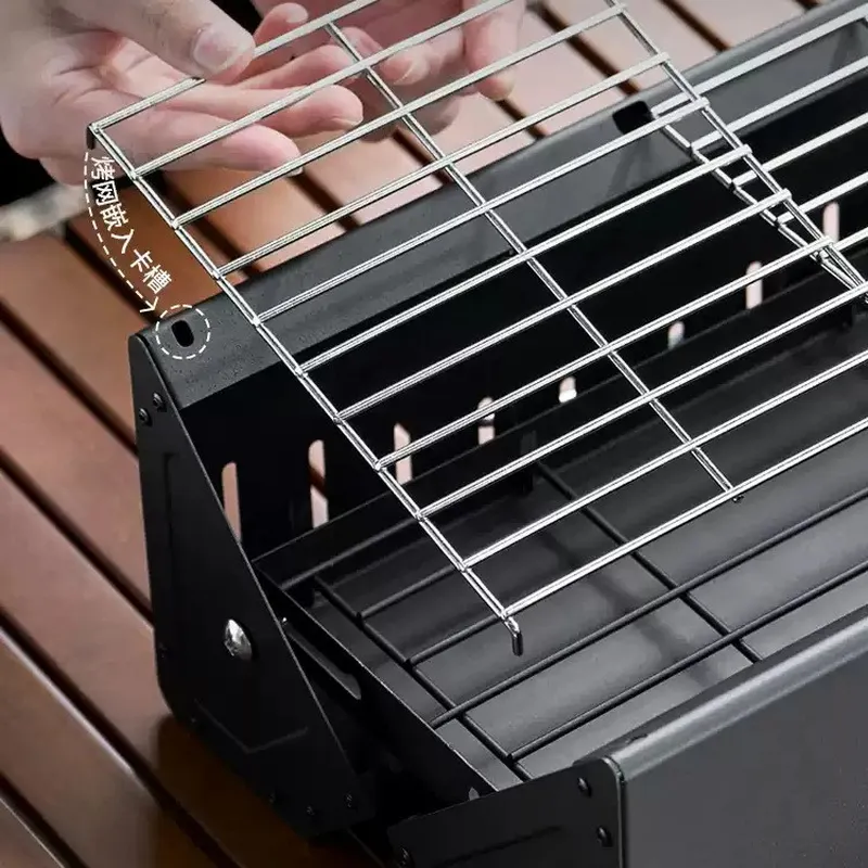 Draagbare, opvouwbare houtskoo - Outdoor Camping Grill recensie en prijs