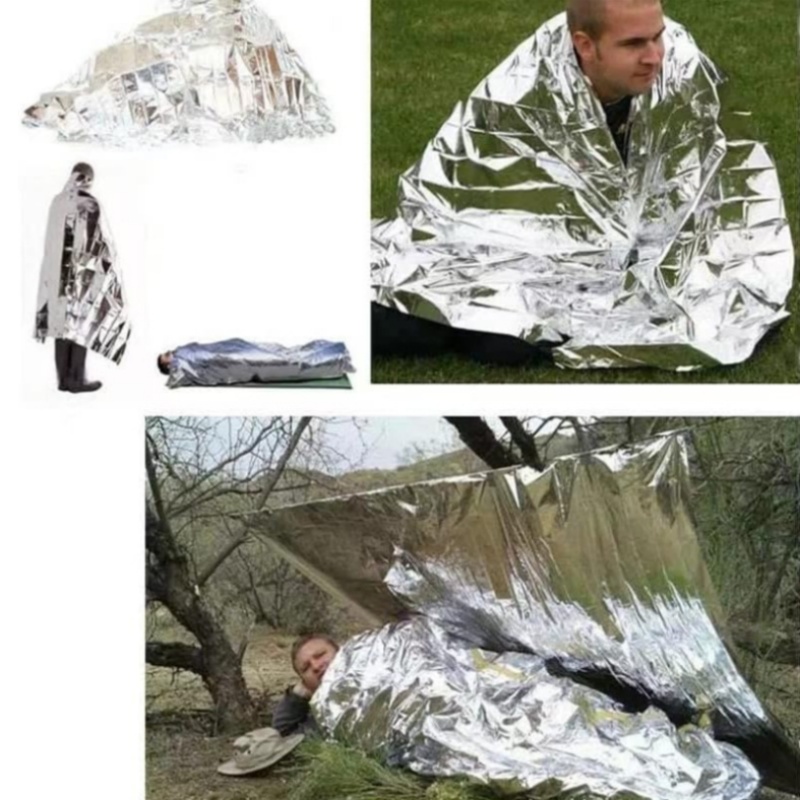 4-delige survival-mylar-thermi - Outdoor Camping Heated Blanket recensie en prijs