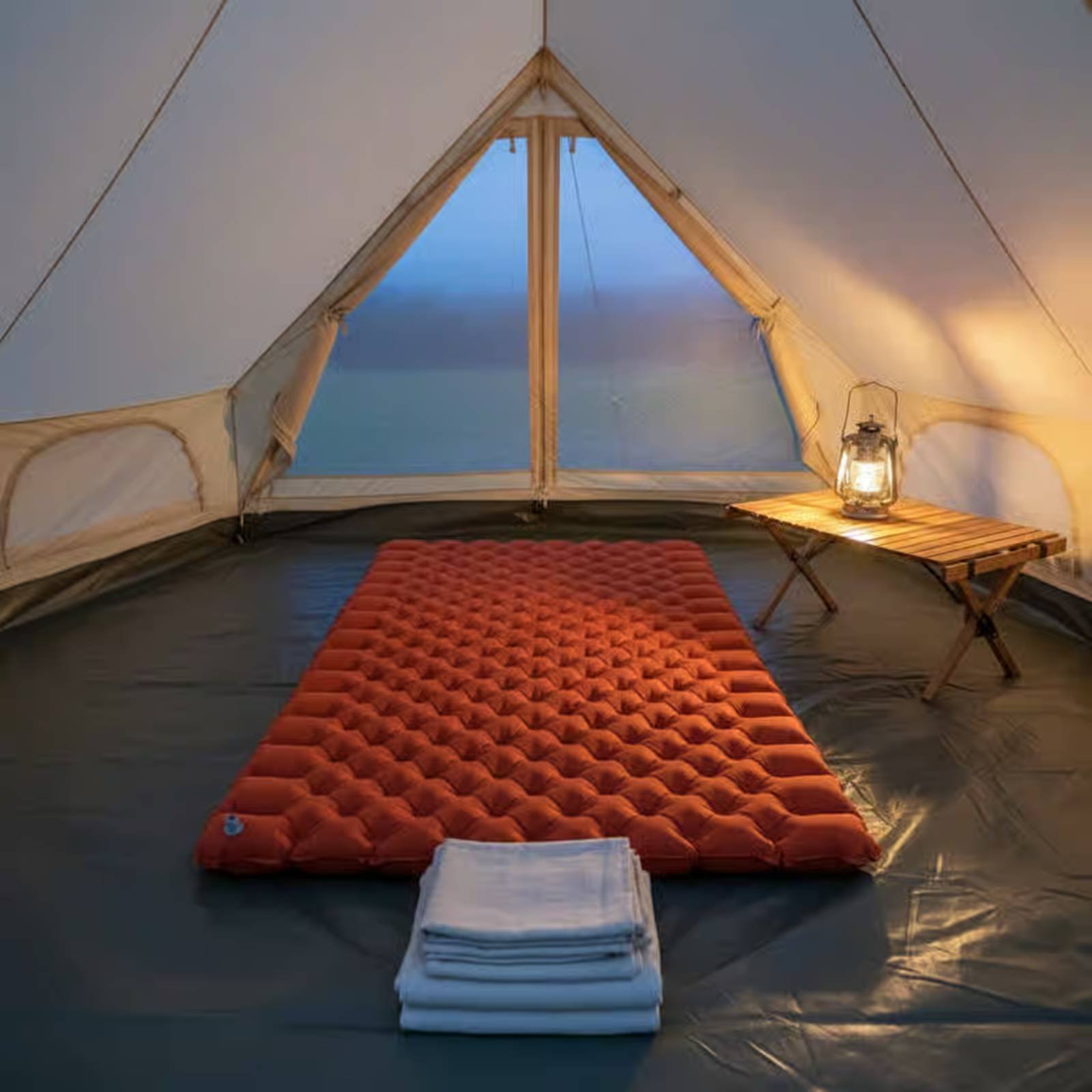 Opblaasbare campingmat Nylon T - Outdoor Camping Carpet recensie en prijs