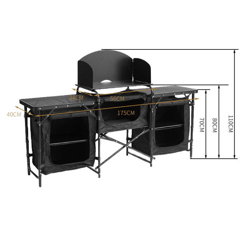 Moderne multifunctionele alumi - Outdoor Camping Cooking Table recensie en prijs