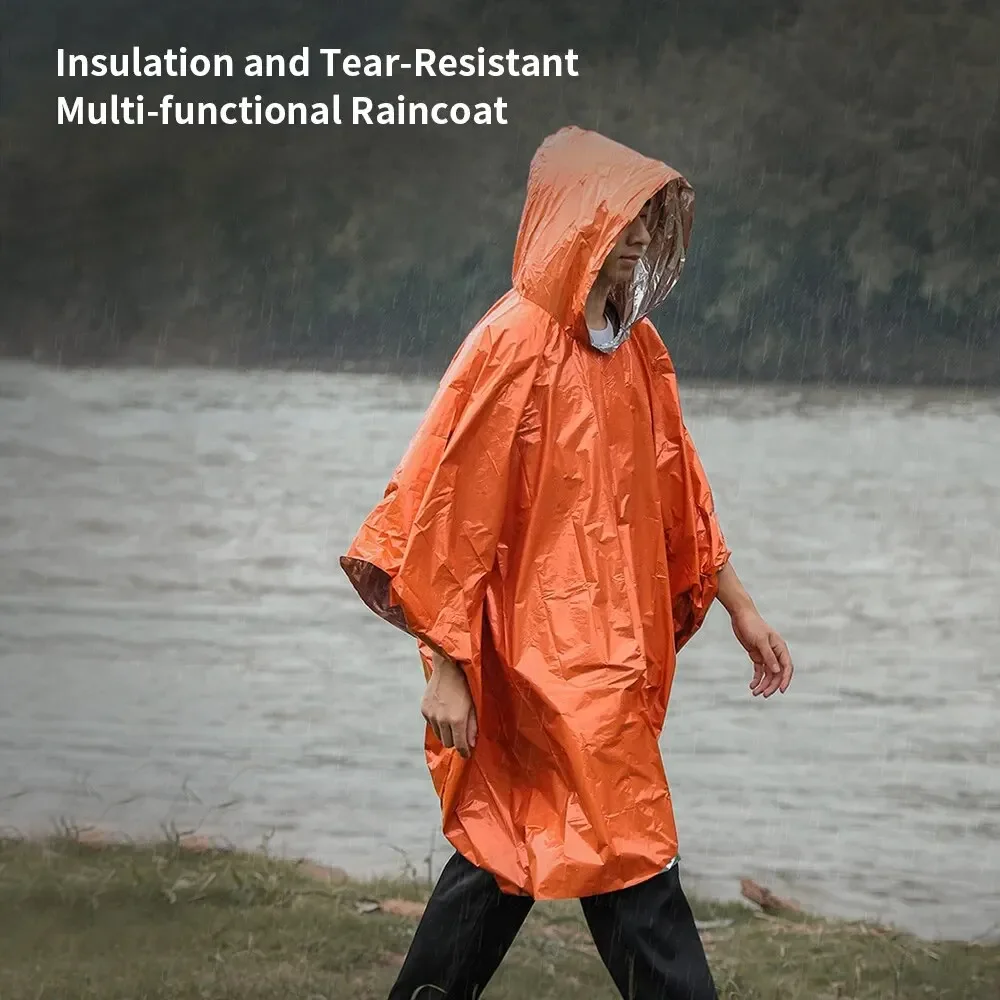 Noodregenjas Poncho Waterdicht - Camping Rain Poncho recensie en prijs