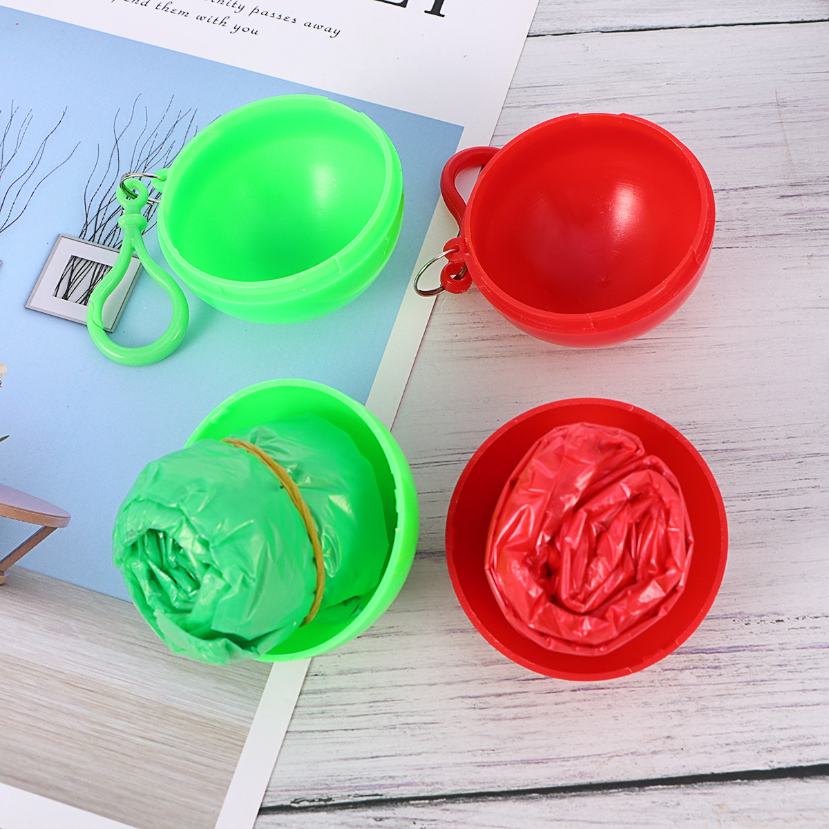 4 stuks regenponcho, wegwerpmo - Camping Rain Poncho recensie en prijs