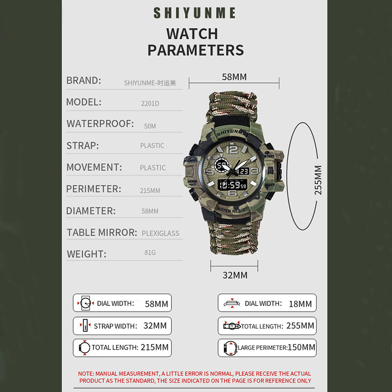 Shiyunme G Stijl Militaire Spo - Outdoor Camping Zone recensie en prijs