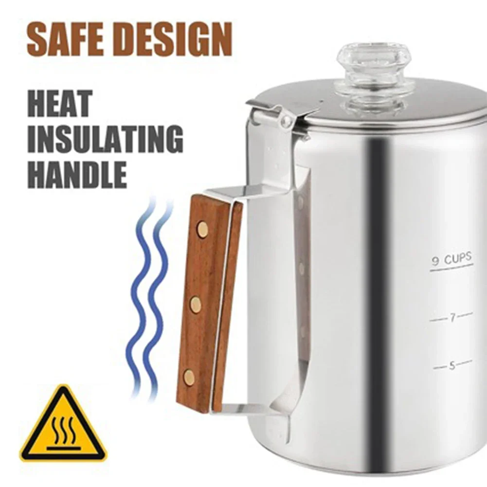 9-kops koffiezetapparaat Campi - Camp Percolator Coffee recensie en prijs
