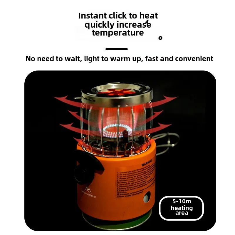 MOUNTAINHIKER Draagbare 2000W  - Outdoor Camping Heater For Tent recensie en prijs