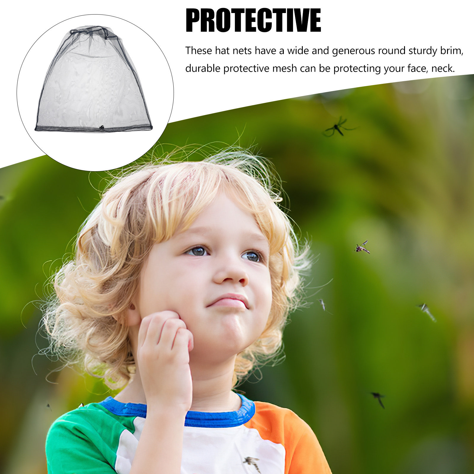 2 stuks anti-muggen hoofdnet b - Outdoor Camping Hat recensie en prijs