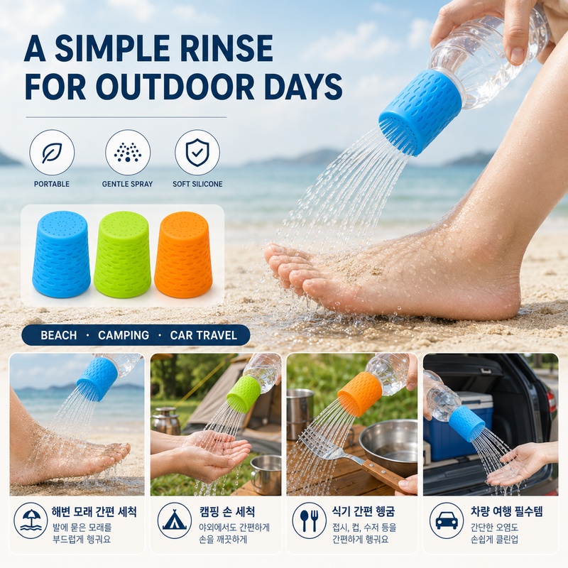 Draagbare flesdouchekop waters - Outdoor Camping Hat recensie en prijs