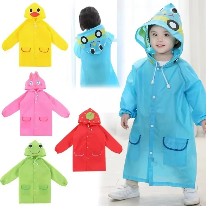 Regenjas Kids Cartoon Dieren S - Camping Rain Poncho recensie en prijs