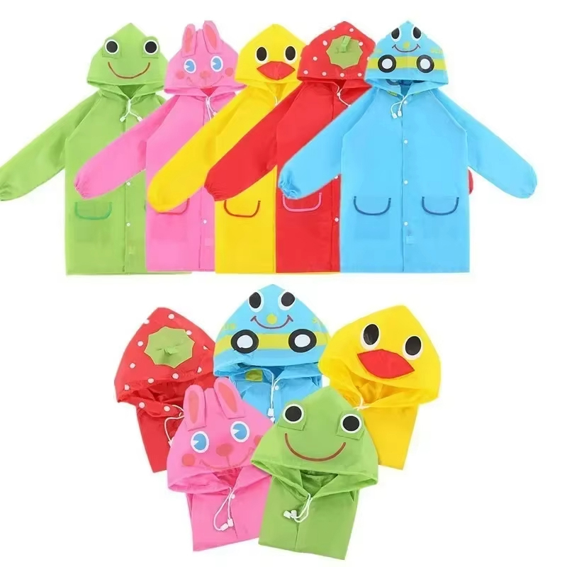 Regenjas Kids Cartoon Dieren S - Camping Rain Poncho recensie en prijs