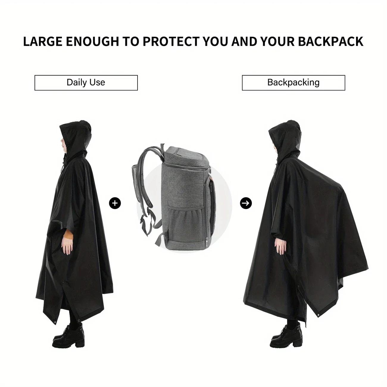 2026 Voor kamperen en wandelen - Camping Rain Poncho recensie en prijs