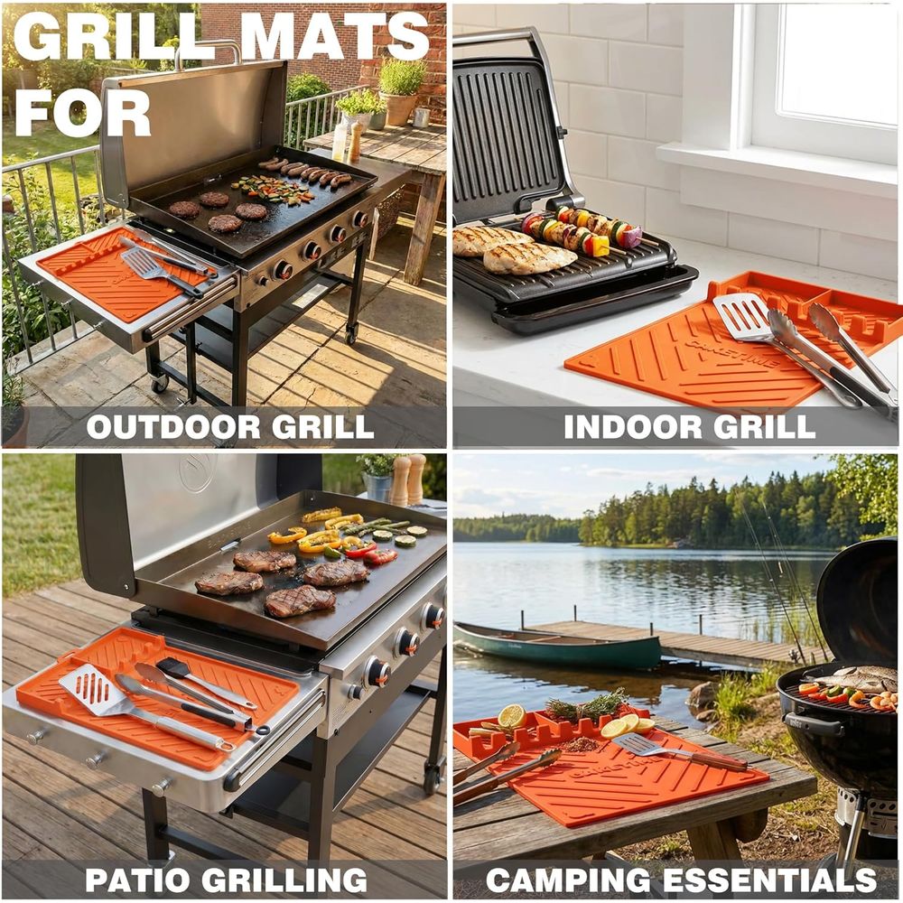 Siliconen grillmatten of acces - Outdoor Camping Grill recensie en prijs