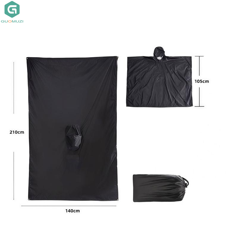 PU-coating regenjas Reisregenj - Camping Rain Poncho recensie en prijs