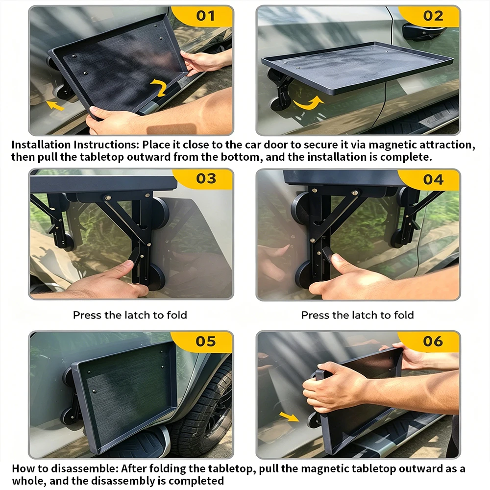 Draagbare auto zijdeur hangend - Outdoor Camping Cooking Table recensie en prijs