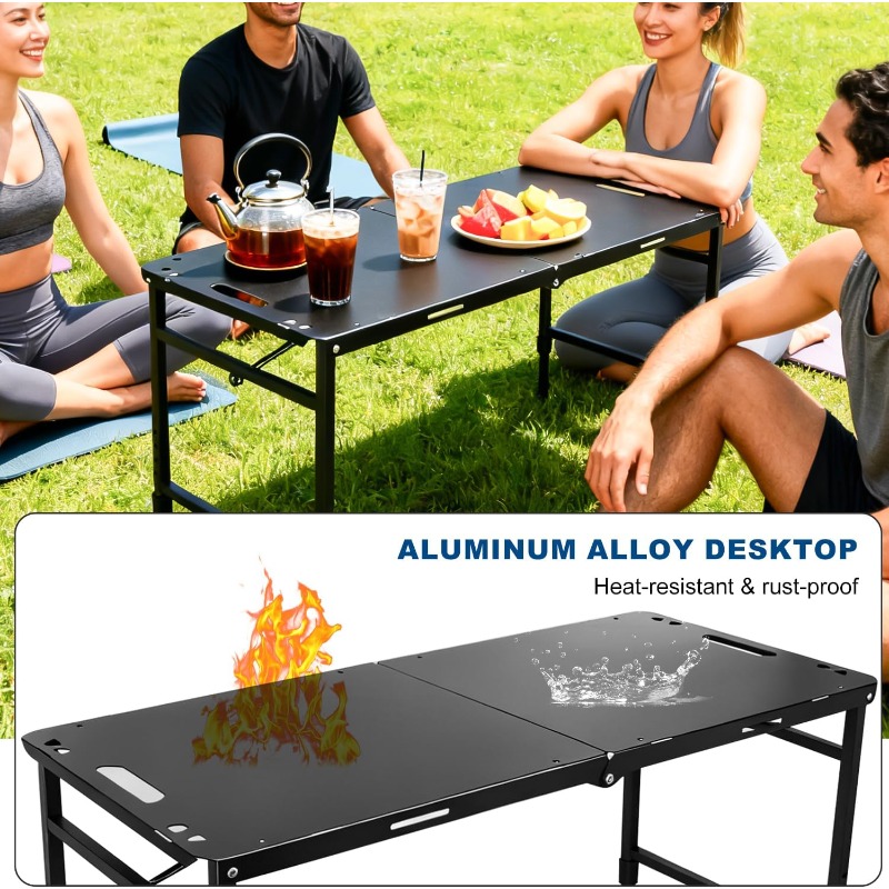 Campingtafel Verstelbaar Opvou - Outdoor Camping Cooking Table recensie en prijs