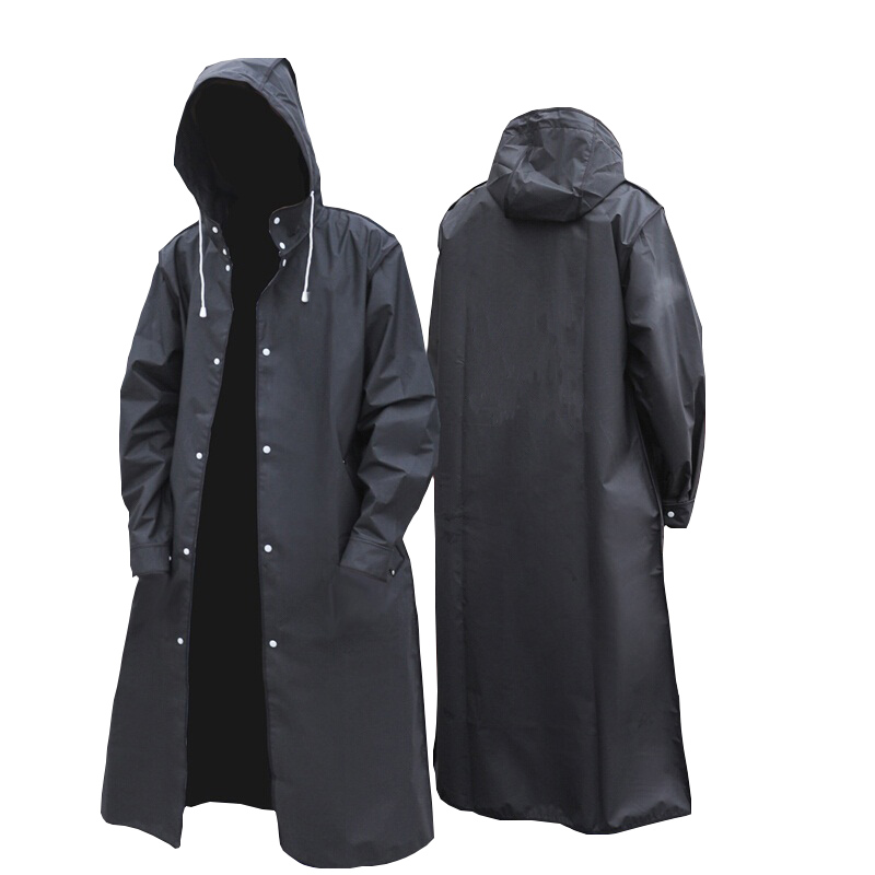 Zwarte mode volwassen waterdic - Camping Rain Poncho recensie en prijs