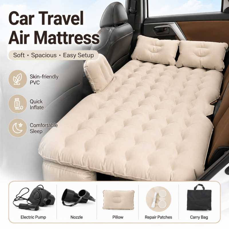 Universeel auto-luchtbed, elek - Outdoor Camping Carpet recensie en prijs